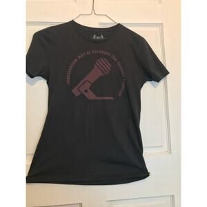 HEADLINE SHIRTS T-Shirt Men's M black short sleeved